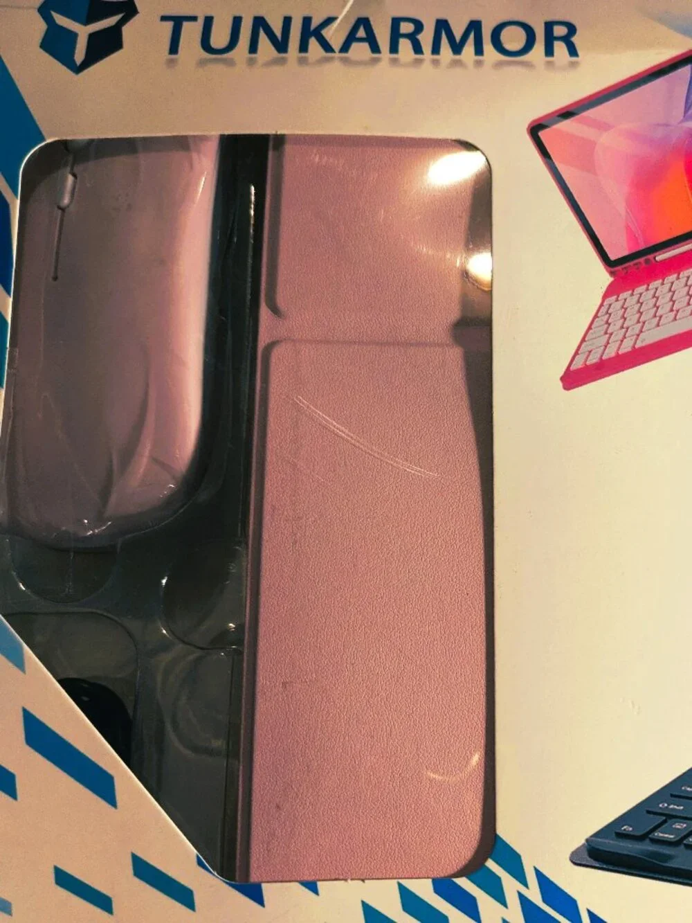 TUNKARMAR PINK LIGHT WEIGHT MAGNETIC KEYBOARD & BLUETOOTH MOUSE INCLUDED